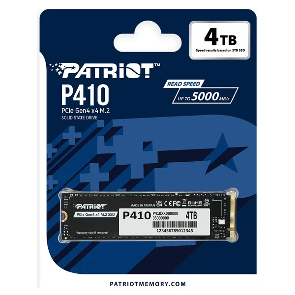 Patriot P410 P410p4tbm28h Pcı-Express 4.0 4 TB M.2 SSD - Görsel 4