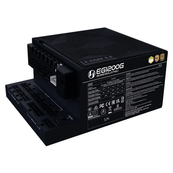 Lian Li Edge Gold Eg1200g Gen5.1 1200 W Siyah Power Supply - Görsel 5