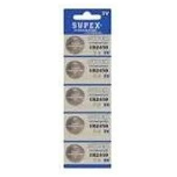 Supex Cr2450-C5 3v Lityum Düğme Pil 5'li - Görsel 2