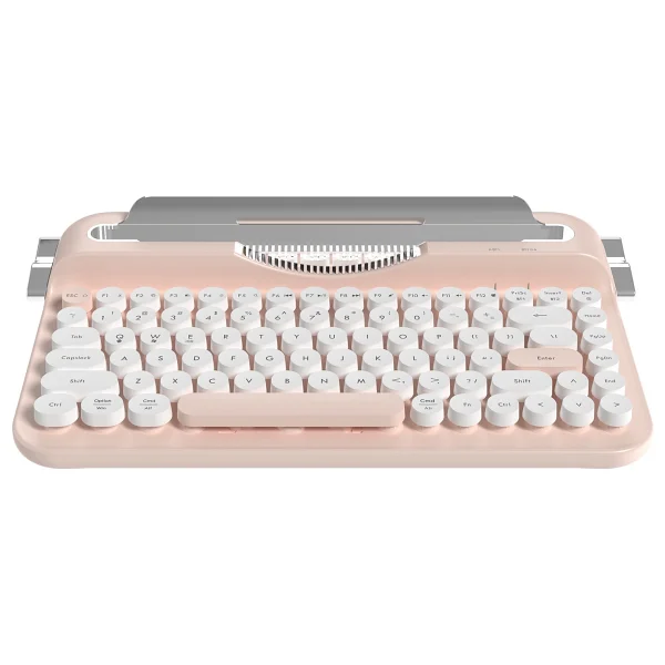 Ajazz AF84 TKL Pembe Kablosuz Klavye - Görsel 5