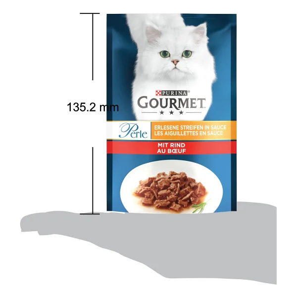 Gourmet Perle Izgara Sığır Etli 85 Gr Yetişkin Kedi Konservesi - Görsel 3