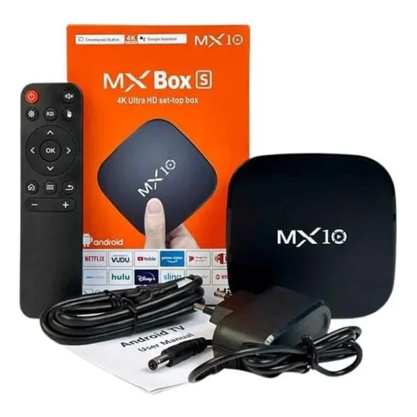2.4g Wi-Fi TV Box Medya Oynatıcı TV Uyumlu Mx Box Kutusu Android TV - Görsel 3