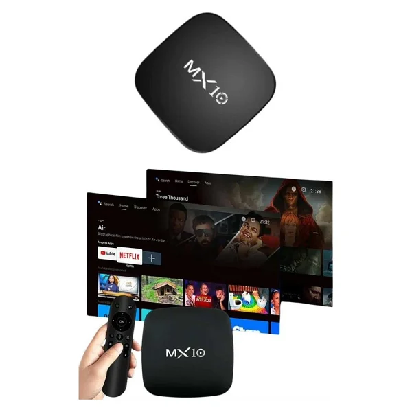 2.4g Wi-Fi TV Box Medya Oynatıcı TV Uyumlu Mx Box Kutusu Android TV - Görsel 5