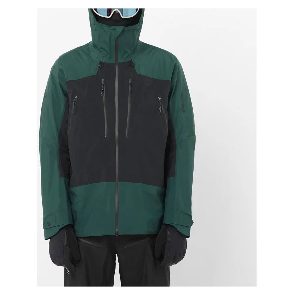 Salomon Scrambler Gore-Tex Erkek Kayak Montu Green Gables Lc2638200 - Yeşil - Görsel 4