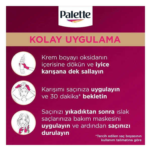 Palette Deluxe 7.65 Altın Parıltılı Toffee Saç Boyası - Görsel 9