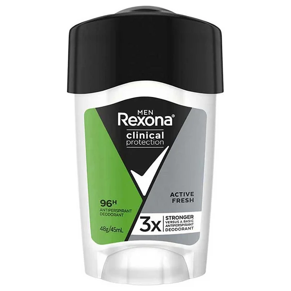 Rexona Men Clinical Protection Active Fresh 45 Ml Erkek Stick Deodorant - Görsel 2