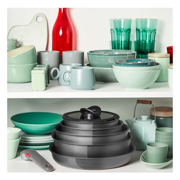 Tefal Ingenio Ceramic Renew 11 Parça Büyük Tencere Seti - Görsel 5