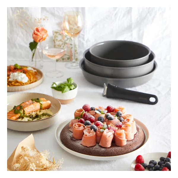 Tefal Ingenio Ceramic Renew 11 Parça Büyük Tencere Seti - Görsel 7