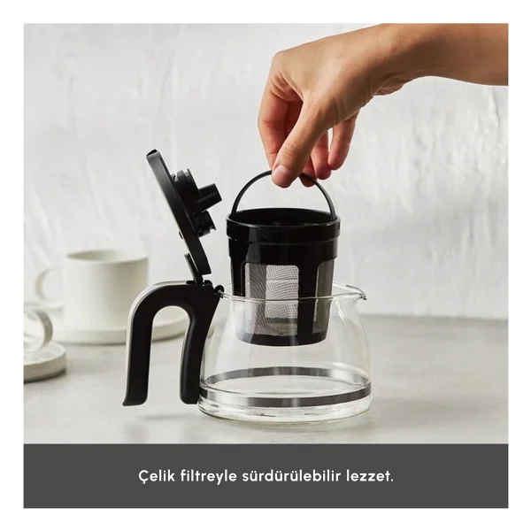 Karaca Just Coffee Aroma 2in1 Çay Ve Filtre Kahve Makinesi - Görsel 5