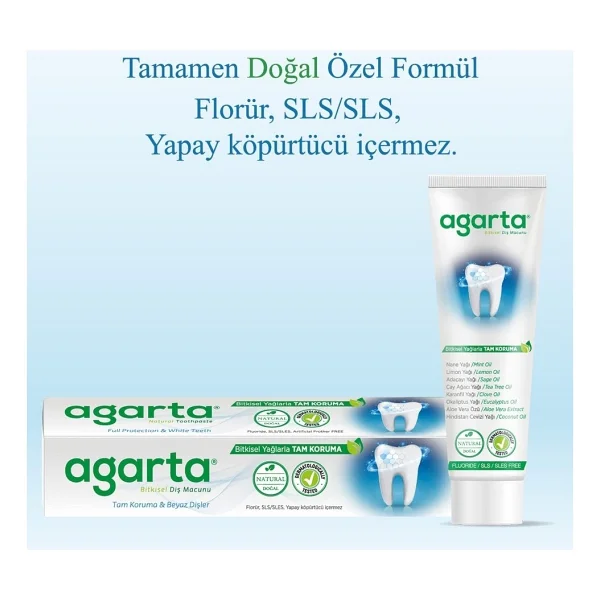 Agarta Doğal Diş Macunu 100ml Karma (6 Lı Set) Avantaj Paket - Görsel 5