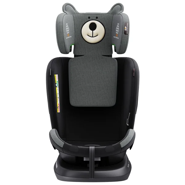Yoyko Bear 360° Dönebilir Yatabilir Isofix Gri 0-36 Kg Oto Koltuğu - Görsel 7