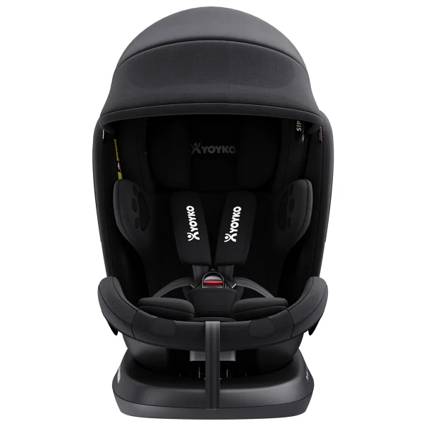 Yoyko Bear 360° Dönebilir Yatabilir Isofix Siyah 0-36 Kg Oto Koltuğu - Görsel 7