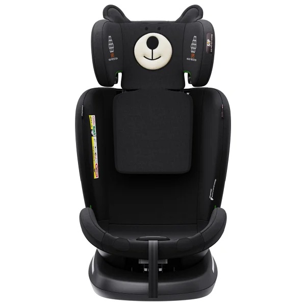 Yoyko Bear 360° Dönebilir Yatabilir Isofix Siyah 0-36 Kg Oto Koltuğu - Görsel 8