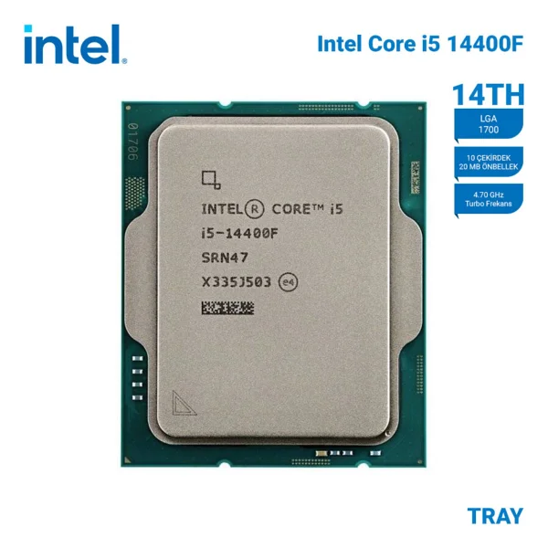 Intel İ5-14400f On Çekirdek 2.5 GHz İşlemci - Görsel 3
