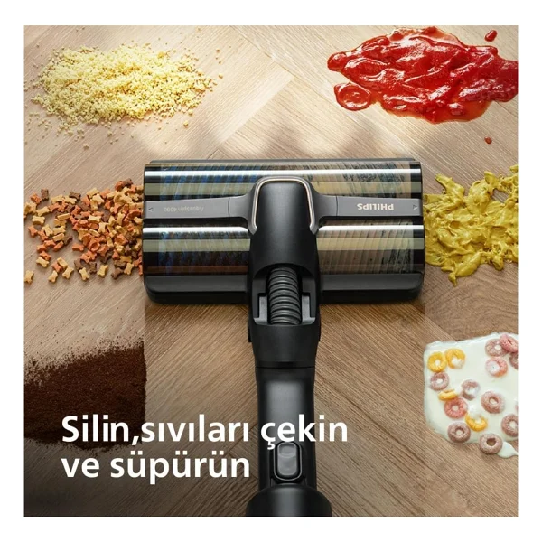 Philips Aqua Trio Yeni 9000 Serisi 3'ü 1 Arada (Islak, Kuru Ve Moplu) Sarjlı Ve Kablosuz Dik Süpürge - Görsel 10