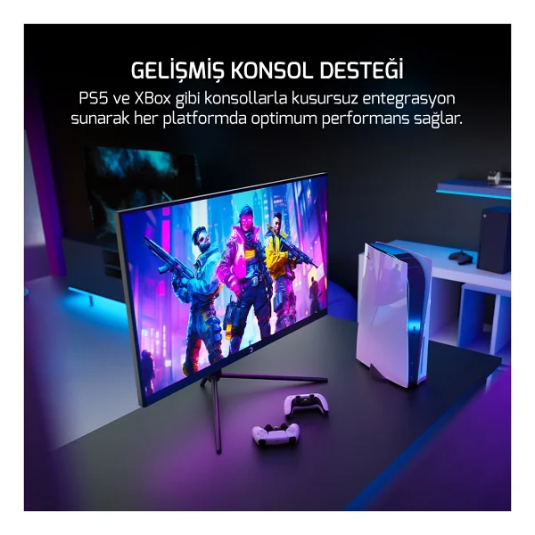 Gamepower Lucid S40 24.5'' 0.2 Ms Full HD Pivot 400 Hz Oyuncu Monitörü - Görsel 6