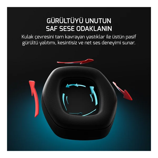 Gamepower Kai Titanium Ultra 7.1 USB Kablolu/Kablosuz Kulak Üstü Oyuncu Kulaklığı - Görsel 7