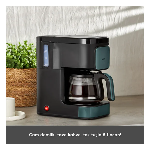 Karaca Just Coffee Aroma 2in1 Pine Green Çay Ve Filtre Kahve Makinesi - Görsel 4
