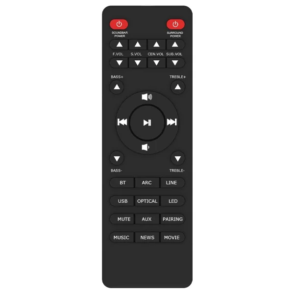 Majority Everest 5.1 Kanal 300 W Soundbar - Görsel 9