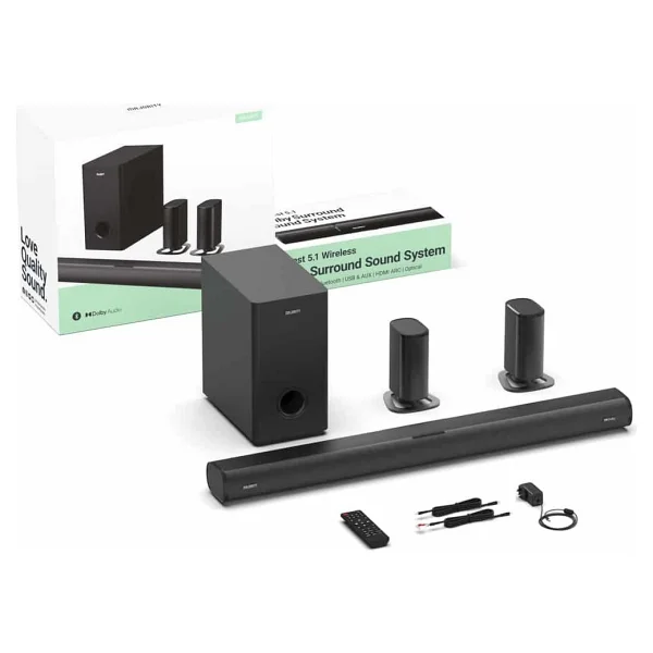 Majority Everest 5.1 Kanal 300 W Soundbar - Görsel 10