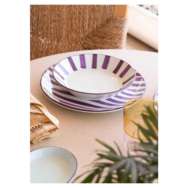 The Mia Joy 6'lı 20 Cm Yemek Tabağı - Görsel 3