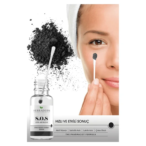 Herbaderm S.O.S Siyah Nokta Karşıtı Serum 20 Ml - Görsel 7