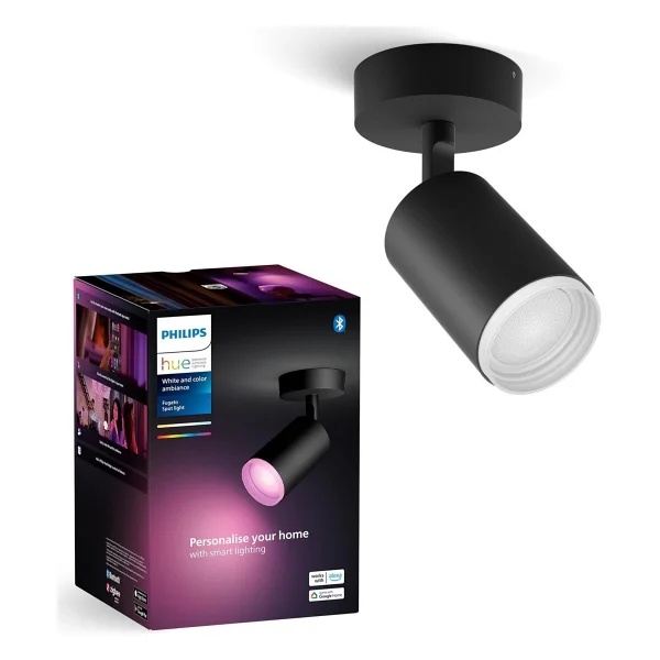 Philips Hue Fugato Akıllı LED Spot Lamba 1x4.2w (Siyah) V2 - Görsel 7