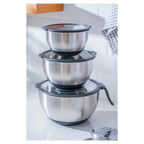 Acar Focus Pro 8120 9 Parça Rendeli Saklama Karıştırma Kabı Seti - Görsel 5