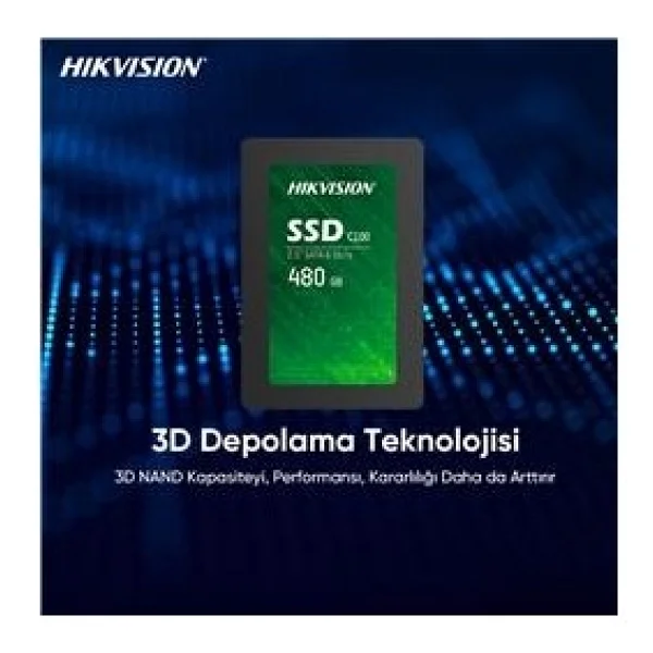 Hikvision C100 C100/480g Sata 3.0 2.5" 480 GB SSD - Görsel 5