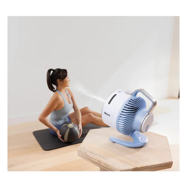Shark Flexbreeze Hydrogo Serinletici Buharlı Fan - Buz Mavi - Görsel 4
