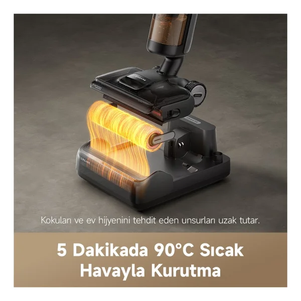 Dreame H12 Pro Flexreach Islak Kuru Şarjlı Dikey Süpürge - Görsel 5