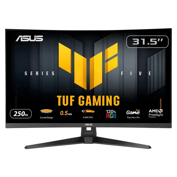 Asus Tuf Gaming Vg32vqm5b 31.5" 0.5 Ms Full HD Curved 250 Hz Oc Oyuncu Monitörü - Görsel 2