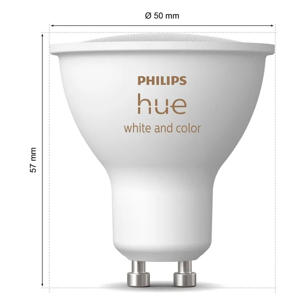 Philips Hue 400 4.2 W-50 W Gu10 Spot Akıllı LED Ampul - Görsel 5