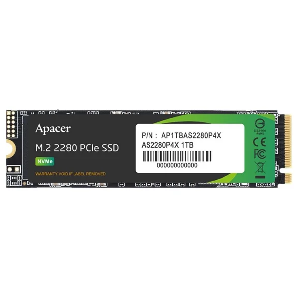 Apacer As2280p4x Ap1tbas2280p4x-1 Pcı-Express 3.0 1 TB M.2 SSD - Görsel 3