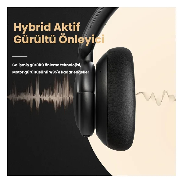 Anker Soundcore Life Q30 Siyah Kulak Üstü Bluetooth Kulaklık - Görsel 2
