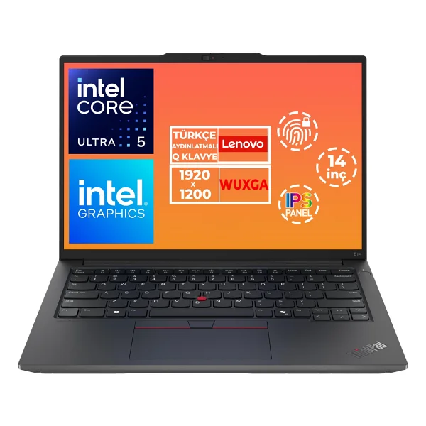 Lenovo Thinkpad E14 Gen 6 21m70092tx Ultra 5 125u 16 GB 512 GB SSD Intel Graphics 14" Wuxga Notebook - Görsel 8