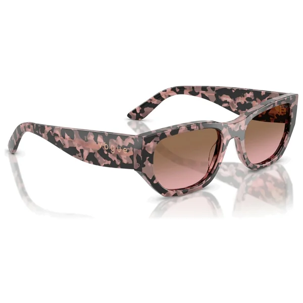 Vogue Vo5586s 315014 Pink Tortoise-Brown Kadın Güneş Gözlüğü - Görsel 4