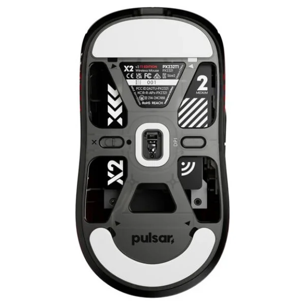 Pulsar X2 V3 T1 Edition Şarjlı Makrolu Optik Kablosuz Oyuncu Mouse - Görsel 4