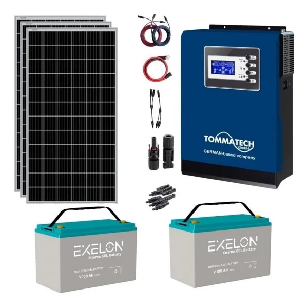Teknovasyon Arge Güneş Enerjisi Bağ Evi Solar Paketi 3kva İnverter 330w Güneş Paneli 100ah Jel Akü - Görsel 6