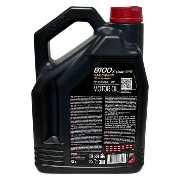 Motul 8100 X-Clean Fe 5w-30 5 Lt Motor Yağı - Görsel 4