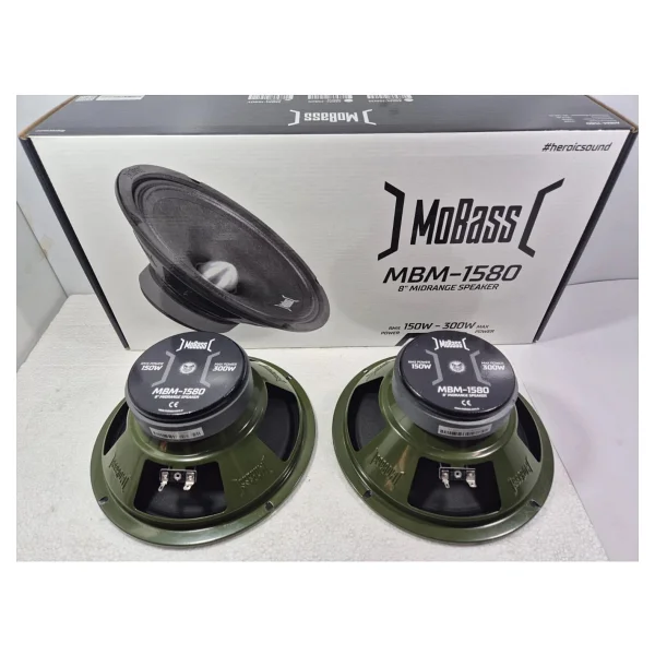 Mobass Mbm-1580 300 W 20 Cm Midrange Oto Hoparlör - Görsel 2