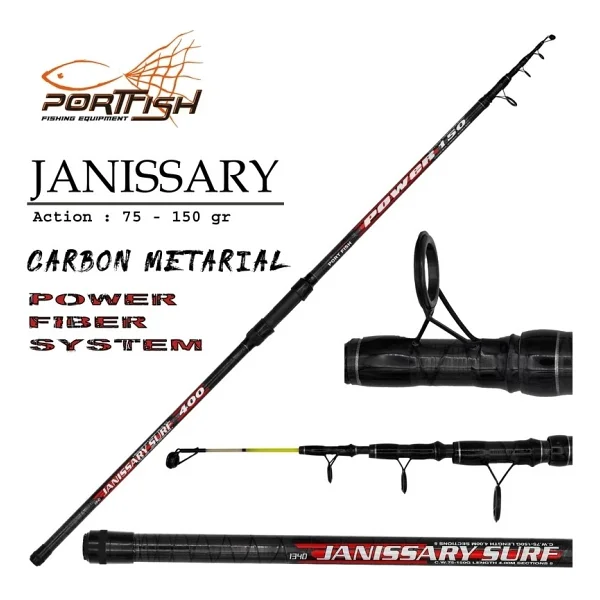 Portfish Janissary Surf Olta Kamışı 425cm 75-150 Gr - Görsel 2