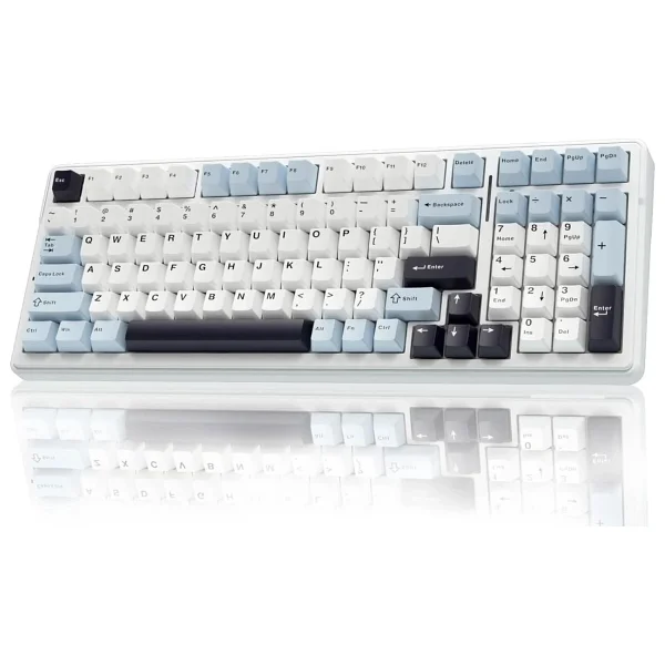 Aula F99 Lacivert RGB Reaper Switch Kablolu/Kablosuz Mekanik Oyuncu Klavyesi - Görsel 2