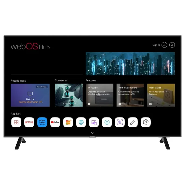 Sunny Sn65fmn252 Frameless 4K Ultra HD 65" 165 Ekran Uydu Alıcılı Webos Smart LED TV - Görsel 2