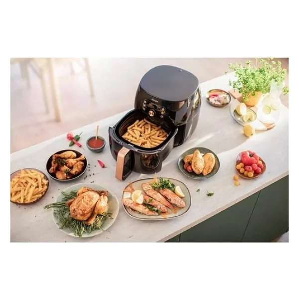 Philips Premium Airfryer XXL 6 Lt Yağsız Fritöz - Tek Hazneli, Sökülebilir Üst Kapak, Enerji Tasarruflu Ve Kolay Temizlenebilir - Görsel 7