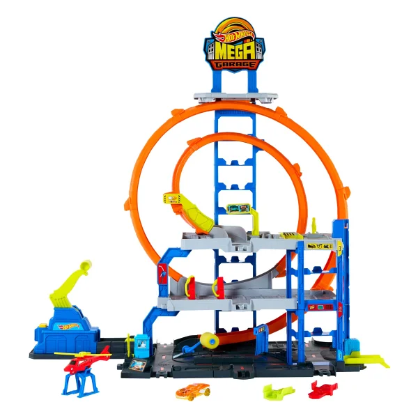 Hot Wheels City Mega Loop Garaj Jbm74 - Görsel 7
