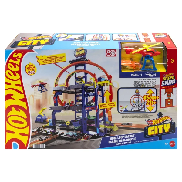Hot Wheels City Mega Loop Garaj Jbm74 - Görsel 6