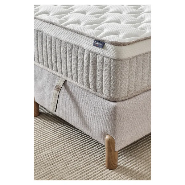 Cennet Yatak Bohem Plus Ortopedik Çift Kişilik Yatak - Destek Süngeri ve Thermofelt Teknolojisi - Krem - 160 x 200 cm - Görsel 2