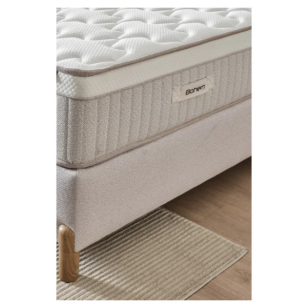 Cennet Yatak Bohem Plus Ortopedik Çift Kişilik Yatak - Destek Süngeri ve Thermofelt Teknolojisi - Krem - 160 x 200 cm - Görsel 3