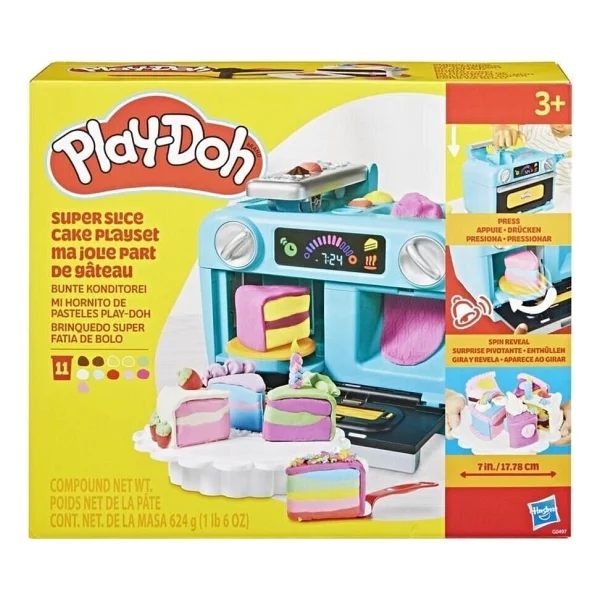 Play-Doh Süper Dilimli Kek Oyun Seti G0497 - Görsel 4